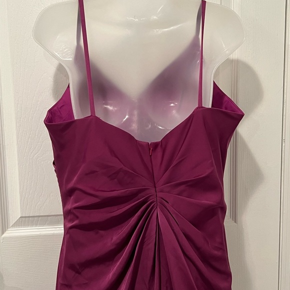 DA VINCI Magenta Draped Evening Gown Formal Maxi Dress/size 16W - Picture 12 of 12